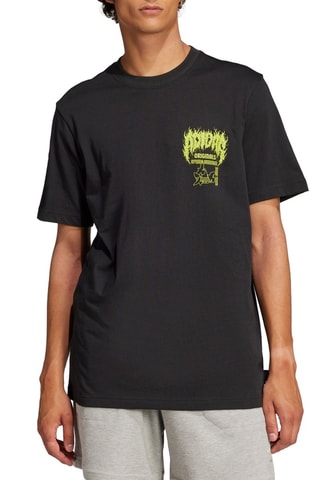 T-shirt - Noir et vert fluo