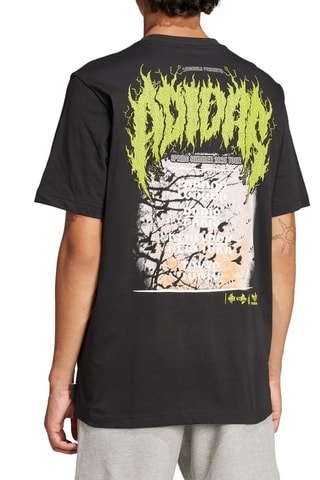 T-shirt - Noir et vert fluo