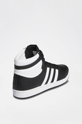 Chaussures de basketball en cuir - Blanc et noir