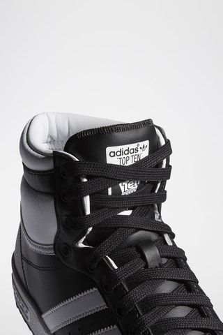 Chaussures de basketball en cuir - Blanc et noir