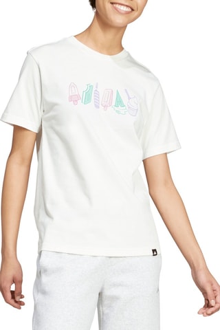 T-shirt regular Lounge Food - Blanc