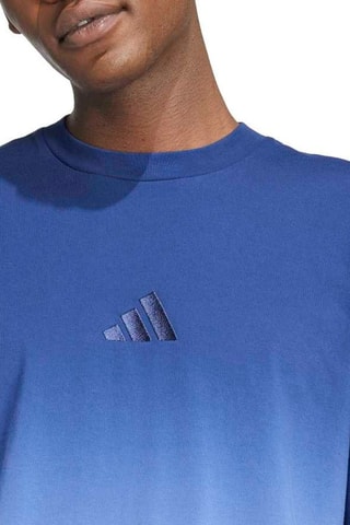 T-shirt standard dip and dye M A SZN - Bleu cobalt