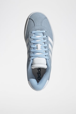 Baskets plateformes en cuir VL Court Bold - Gris clair