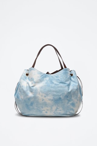 Handtas tie and dye - Hemelsblauw