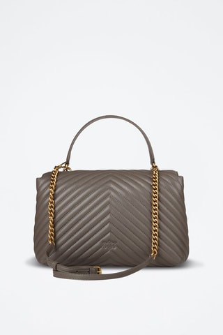 Leren Handtas Love Lady - Taupe