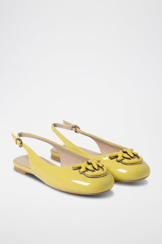 Gelakte Ballerina’s Maggy - Geel