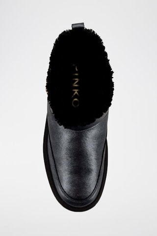 Gevoerde Leren Enkellaarzen Yoko 22 - Zwart