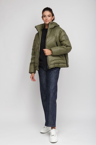 Gewatteerde Jas met Capuchon Igloo - Kaki