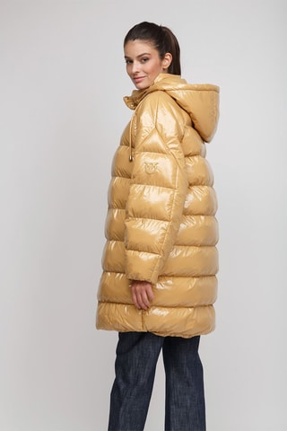 Lange Gewatteerde Jas Imbottito - Camel
