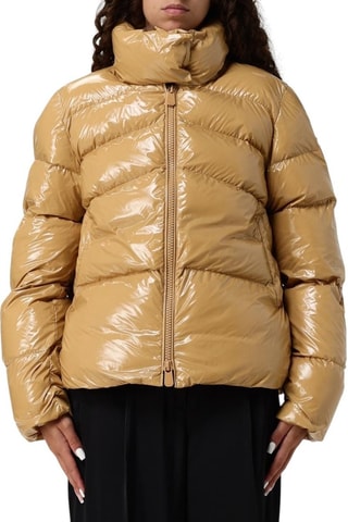 Gewatteerde Jas - Camel