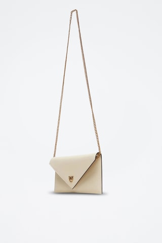 Pochete em couro de vitelo - Bege