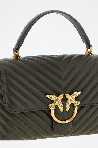 Schapenleren Schoudertas - Kaki