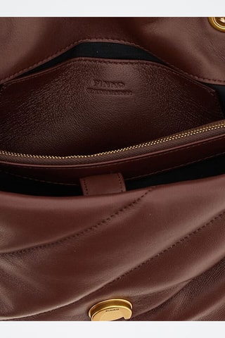 Kalfsleren Schoudertas - Bruin 