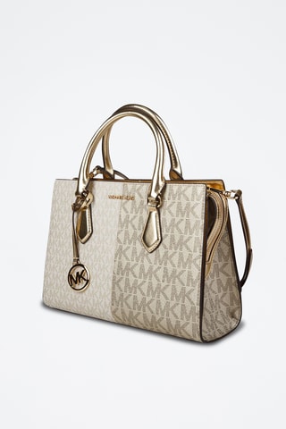 Handtas Goudkleurig en Ecru
