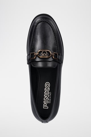 Kalfsleren Mocassins - Zwart