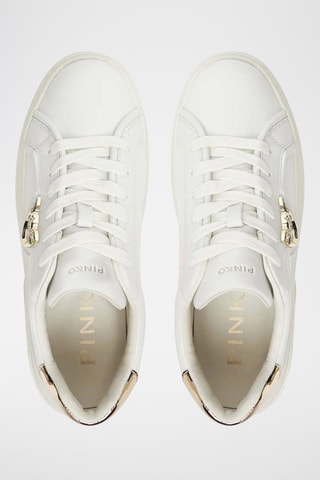 Kalfsleren Platform Sneakers - Wit