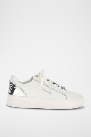 Leren Platform Sneakers - Wit