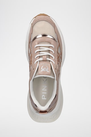 Leren Platform Sneakers - Roze