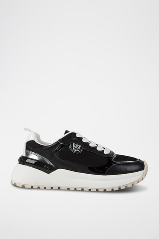 Kalfsleren Sneakers - Zwart