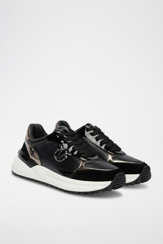 Leren Sneakers - Zwart