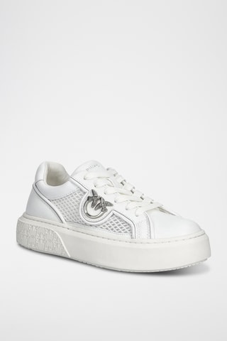 Leren Platform Sneakers - Wit