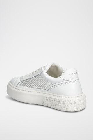 Leren Platform Sneakers - Wit