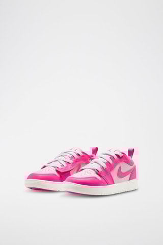 Jordan 1 Low - fuchsia et blanc