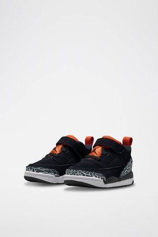 Jordan Spizike en cuir - Noir et orange