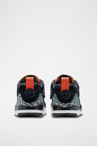 Jordan Spizike en cuir - Noir et orange