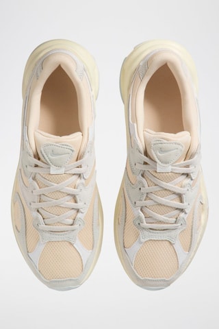 Nike AL8 en cuir - Gris clair et saumon