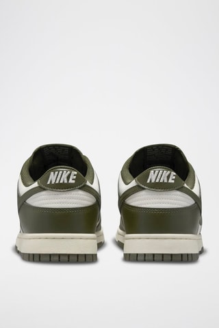 Nike Dunk Low Retro en cuir - Blanc et kaki