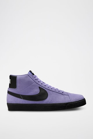 Nike SB Zoom Blazer Mid en cuir - Violet