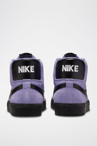 Nike SB Zoom Blazer Mid en cuir - Violet