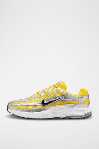 Nike P-6000 en cuir - Argenté et jaune