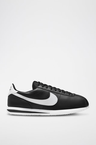 Nike Cortez en cuir - Noir et blanc