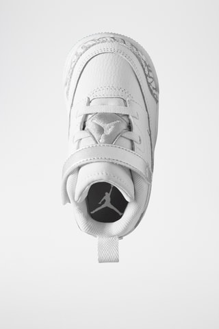 Jordan Spizike en cuir - Blanc et gris clair