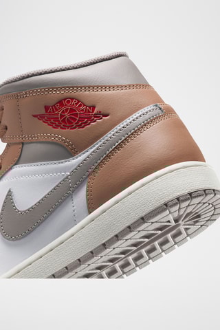 Air Jordan 1 en cuir - Marron clair et gris