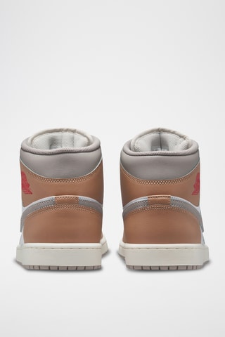 Air Jordan 1 en cuir - Marron clair et gris