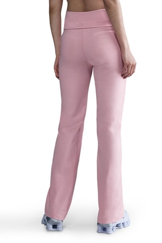 Pantalon taille haute - Rose