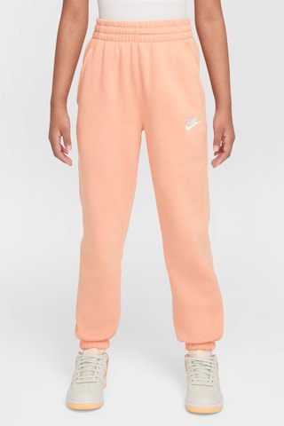 Pantalon polaire taille haute Sportswear Club - Saumon