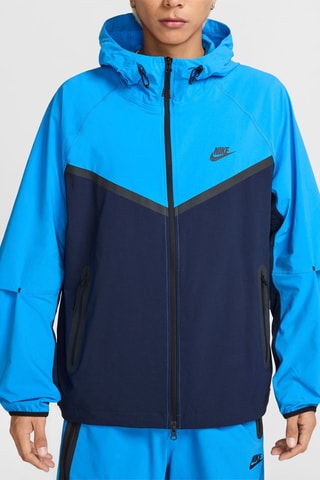 Coupe-vent à capuche - Bleu - Nike