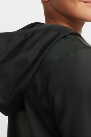 Coupe-vent à capuche Liverpool FC - Noir et argenté