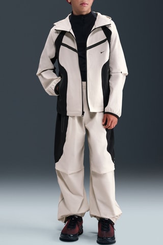 Veste polaire à capuche Tech - Beige