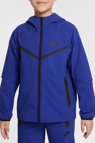 Veste à capuche Nike Tech - Bleu roi et noir