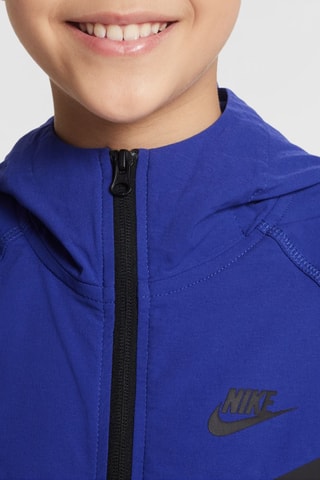 Veste à capuche Nike Tech - Bleu roi et noir