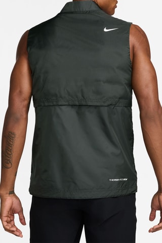 Veste sans manches - Vert foncé et blanc