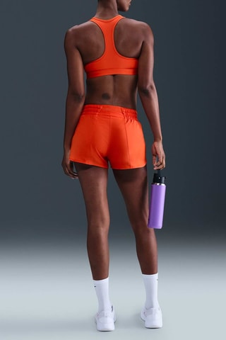 Brassière de sport push-up Swoosh - Rouge brique