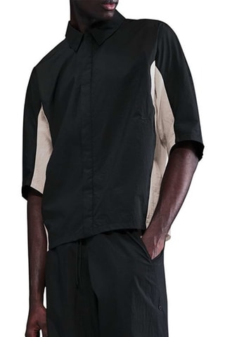 Chemisier oversize Tech - Noir