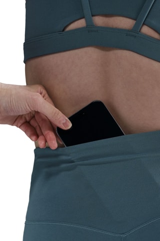 Legging taille haute Zenvy - Bleu canard