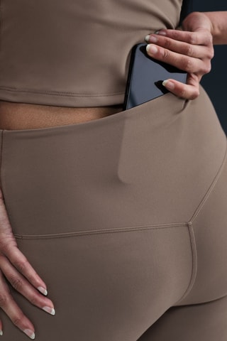 Legging taille haute - Marron clair